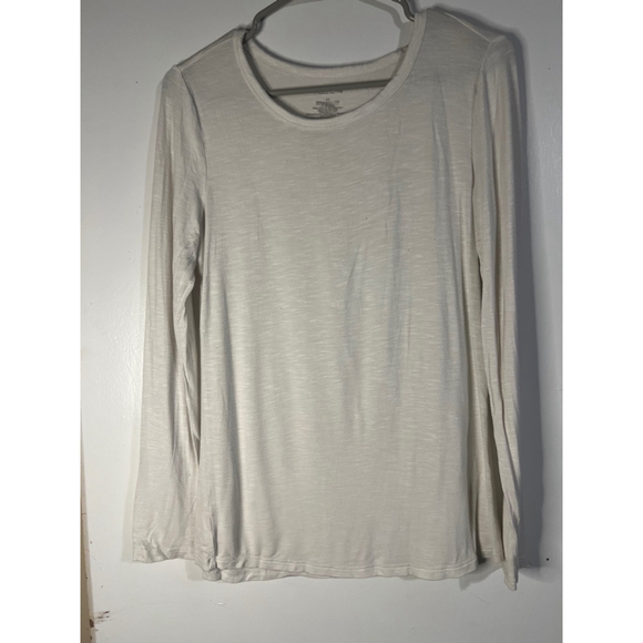 Women's maurices Long Sleeve Shirt, XS, Off-white - Picture 1 of 3